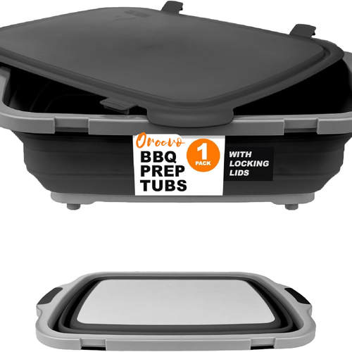 3-IN-1 Large 16L Collapsible Cutting Board with Locking Lid