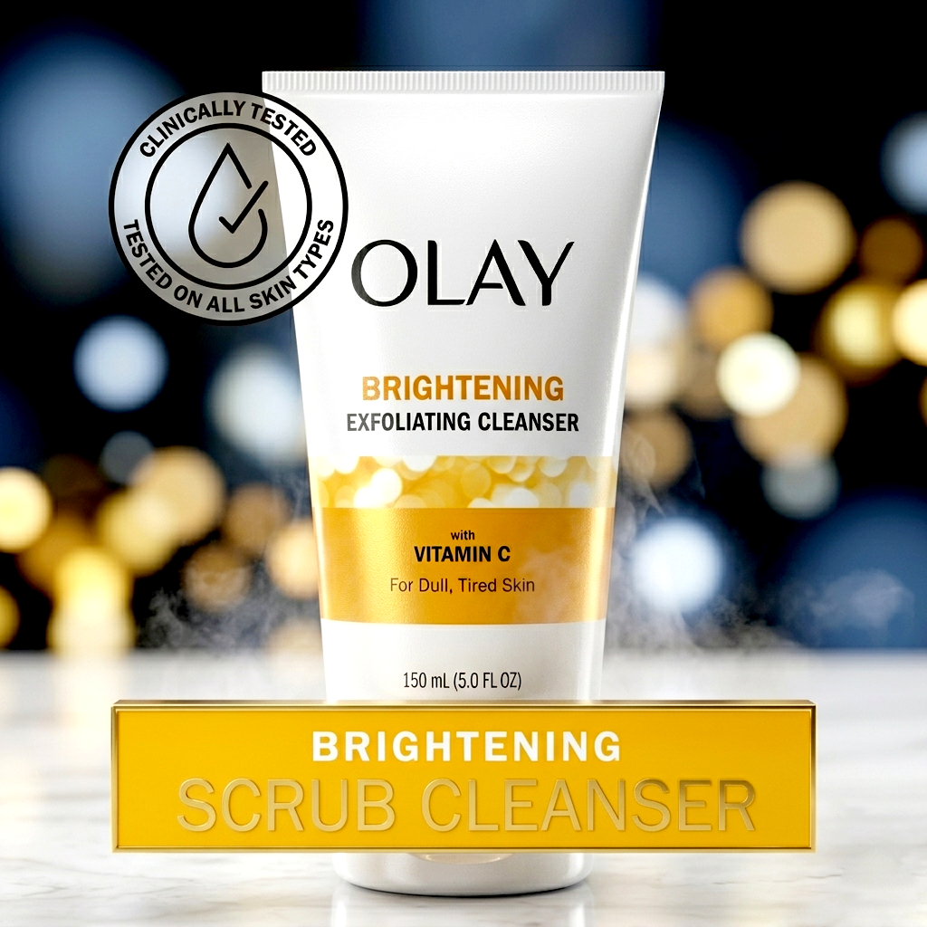 Olay Brightening Vitamin C Face Wash for Dull Skin, 5.0 fl oz
