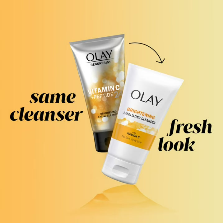Olay Brightening Vitamin C Face Wash for Dull Skin, 5.0 fl oz