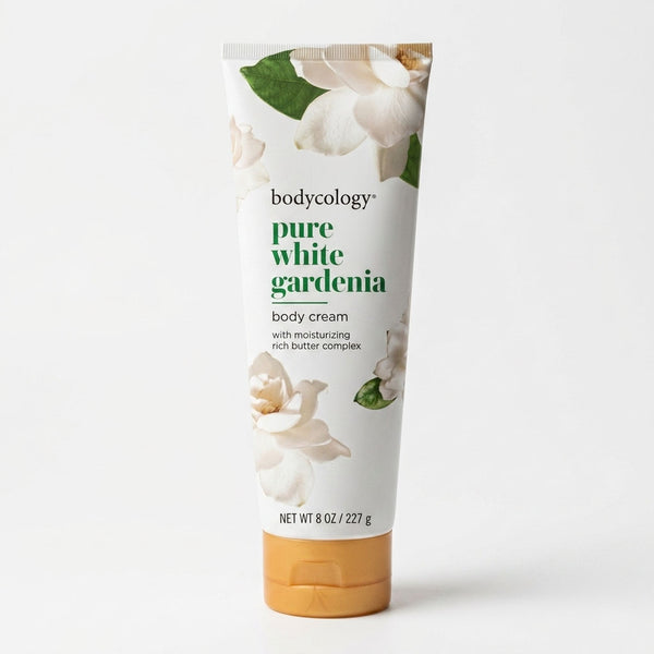 Bodycology Shea Butter Body Cream, Pure White Gardenia, 8 oz