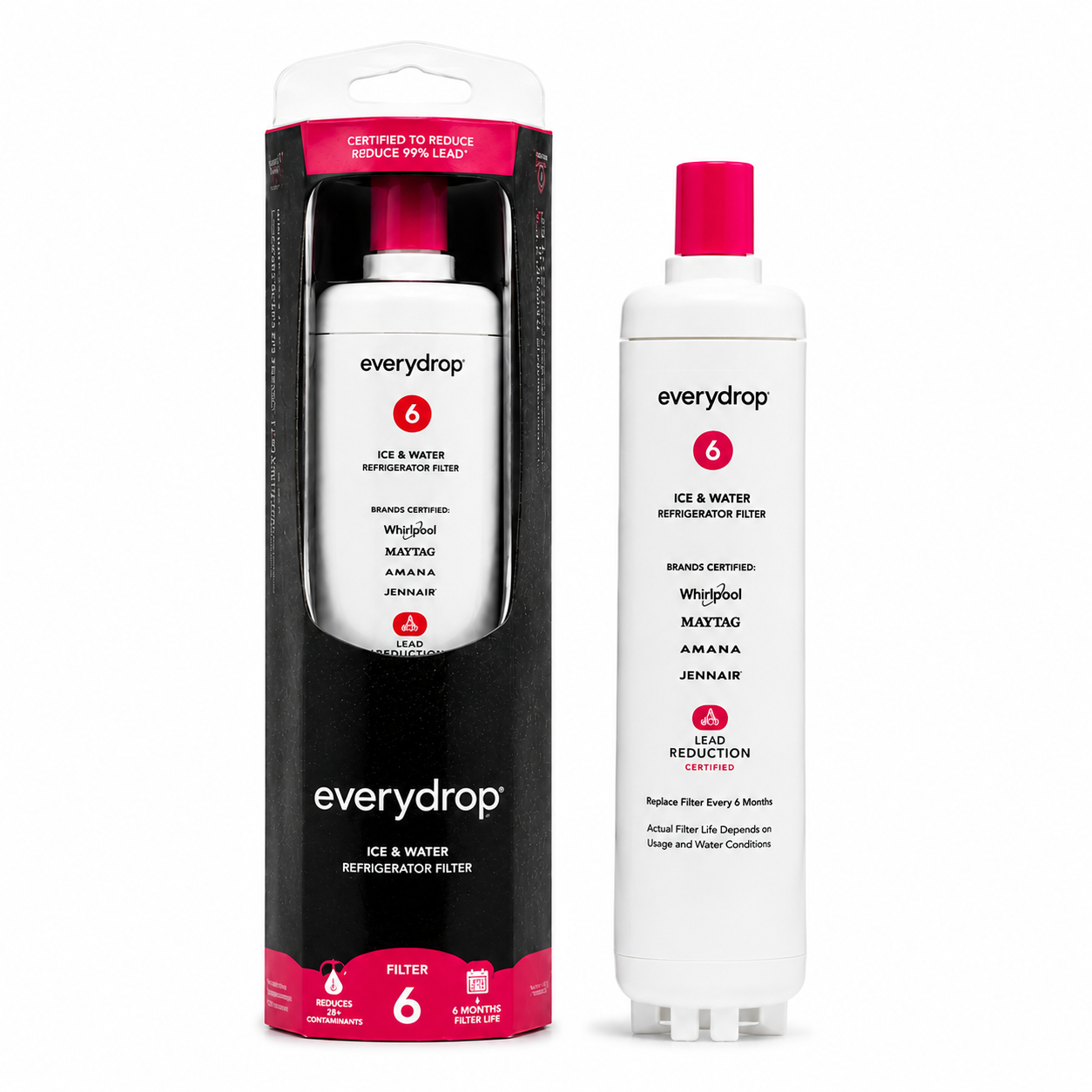 everydrop by Whirlpool Ice and Water Refrigerator Filter 5, EDR5RXD1, Single-Pack